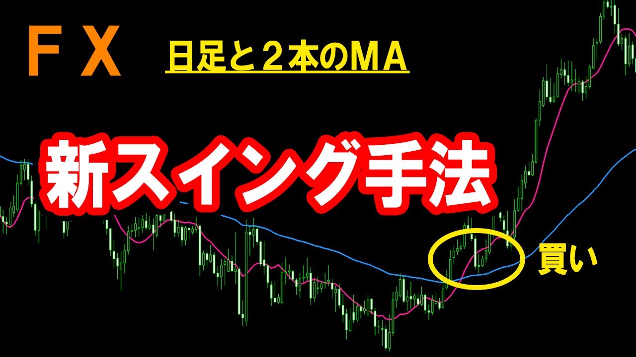 日足分析に【新スイング手法】追加！「○SMA」と「○EMA」２本の移動平均が攻略のカギ。【FX】 - YouTube