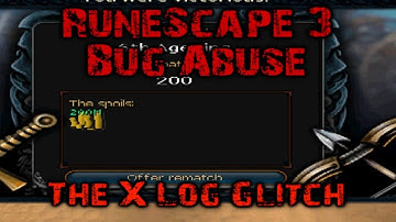 [RS3] The X-Log Glitch - RuneScape Bug Abuse