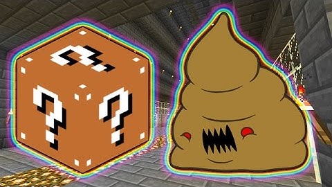 LUCKY POOP BLOCKS PRISON COPS & ROBBERS MOD CHALLENGE - MINECRAFT MODDED MINI-GAME!