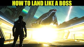 How To Land  On A MOVING Ship in STAR CITIZEN