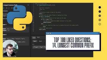 Python Solution for LeetCode 14: Longest Common Prefix | vanAmsen Coding