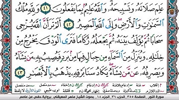 (12) تلاوة مباركة من سورة النــور بصوت الشيخ ماهر بن حمد المعيقلي حفظه الله تعالى، الآيات: 41-43