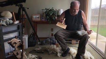Carding Wool by Hand