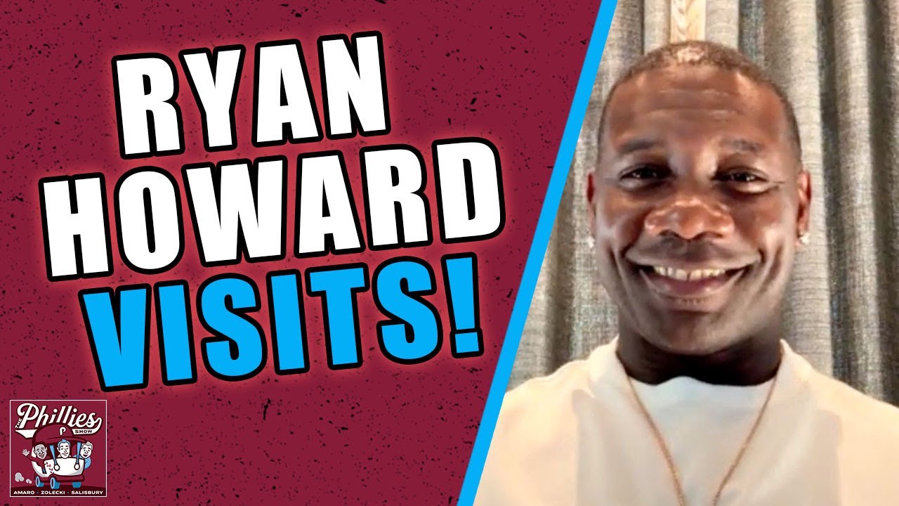 Phillies legend Ryan Howard visits! Talks Kyle Schwarber, Phils' World Series hopes and more!