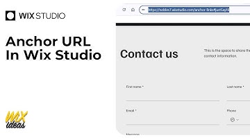 Anchor URLs in Wix Studio | Wix Ideas