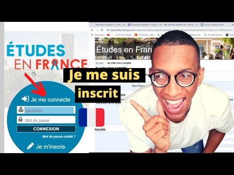 Campus France :Comment créer un compte CampusFrance? Inscription, création de compte étude en France