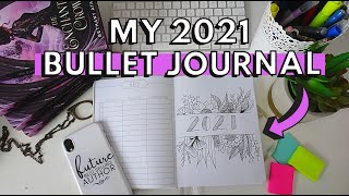 My AUTHOR BULLET JOURNAL Set Up for 2021: walking you through my author bujo spreads, trackers, etc.