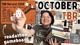 My October TBR SCARES me 🎃😱 (not really) | TBR Harvest 2026 👻