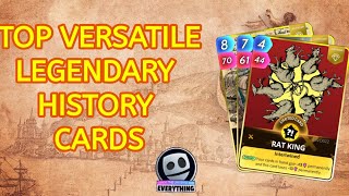 TOP 5 VERSATILE LEGENDARY HISTORY CARDS-CUE-CARDS, THE UNIVERSE AND EVERYTHING-CUE