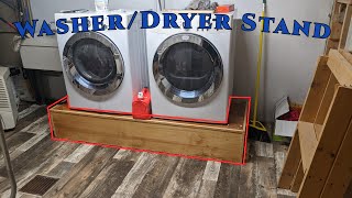 DIY Washer Dryer Stand/Platform DIY Washer Dryer Stand/Platform