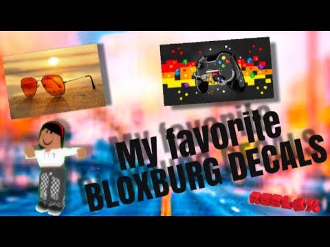 Roblox Bloxburg My Favorite Decals Youtube - smokedecal roblox