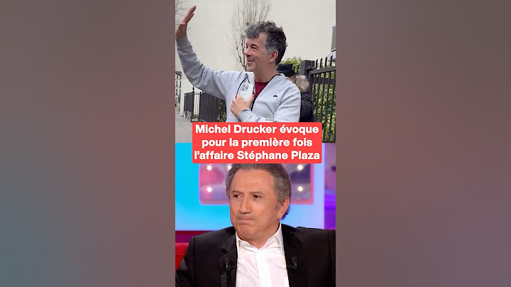 Michel Drucker discusses the Stéphane Plaza affair for the first time