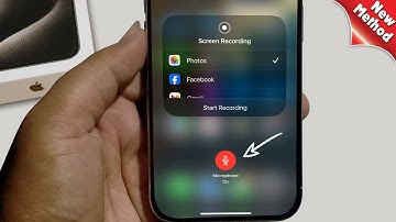 iOS 18 How To Screen Record with Sound on iPhone