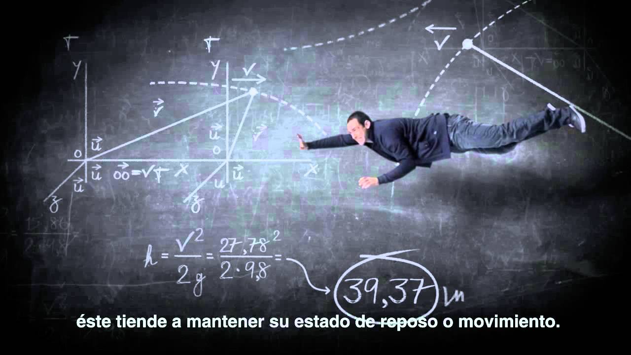 Ley de Newton. Campaña sobre el uso del cinturón de seguridad - YouTube