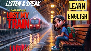 Lost my Train 😱🚉| English Learning | Improve your English | Listening & Speaking 🥰| EP-3 screenshot 5