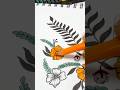 Magical Butterfly Fairy with Flower || Whimsical Art🦋 #shorts #youtubeshorts #shortsfeed #timelapse