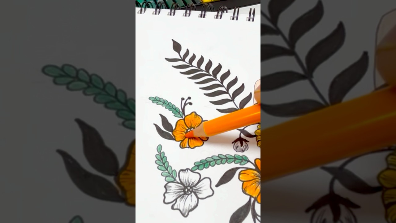 Magical Butterfly Fairy with Flower || Whimsical Art🦋 