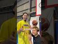 【バスケ】身長差があると空中でこうなる…⁉️🏀