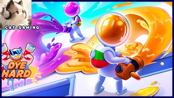 Dye Hard - Gameplay Walkthrough Part 1 Multiplayer Map Paint Battle Defense (iOS, Android Gameplay)✨