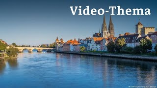 Deutsch lernen mit Videos | Regensburg: eine Stadt mit Geschichte | mit deutschen Untertiteln