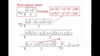 How to calculate arithmetic and geometric mean  (all means)  examples