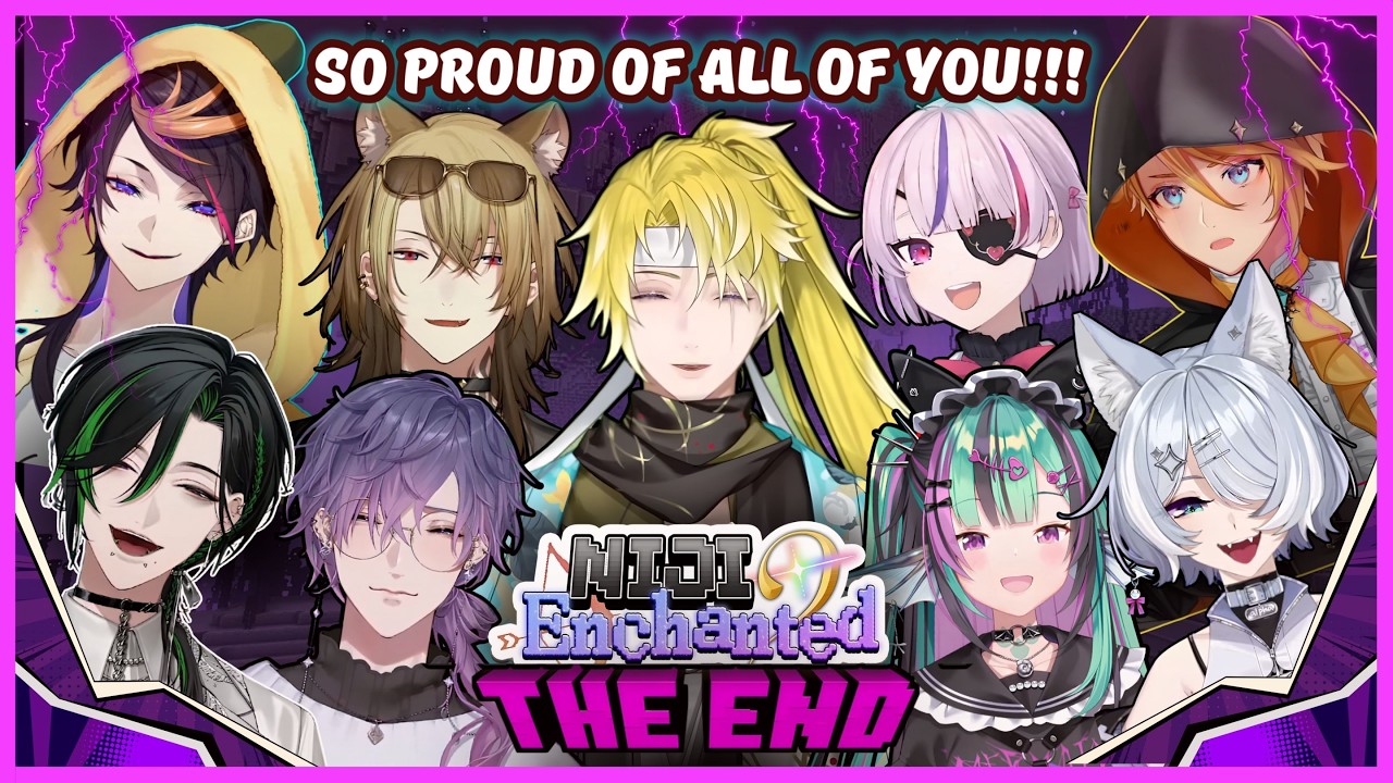 [#NIJIENchanted2] The Final Battle… Defeating the Ender Dragon! (Multi POV!)