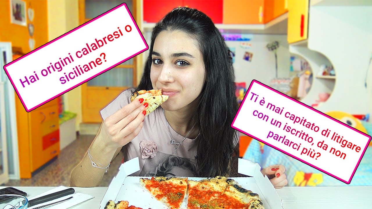 ASK MUKBANG PIZZA - Rispondo alle vostre domande - Tina Official Channel