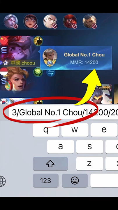 secret trick top 1 global #mobilelegends #mlbb #chou #shorts
