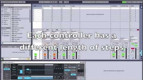 Ambientdemo mit the Mono Sequencer from Max4Live
