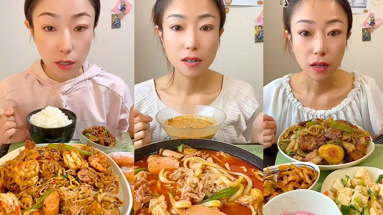 Chinese Home-Cooked Food Mukbang | Realistic Eating Sounds No Talking #430
