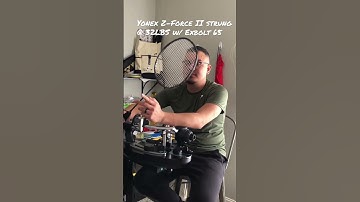 Badminton Soundcheck - Yonex Z-Force II strung @ 32LBS w/ Exbolt 65