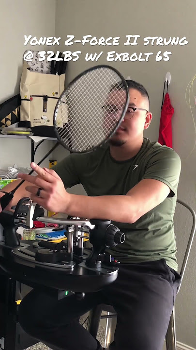 Badminton Soundcheck - Yonex Z-Force II strung @ 32LBS w/ Exbolt 65