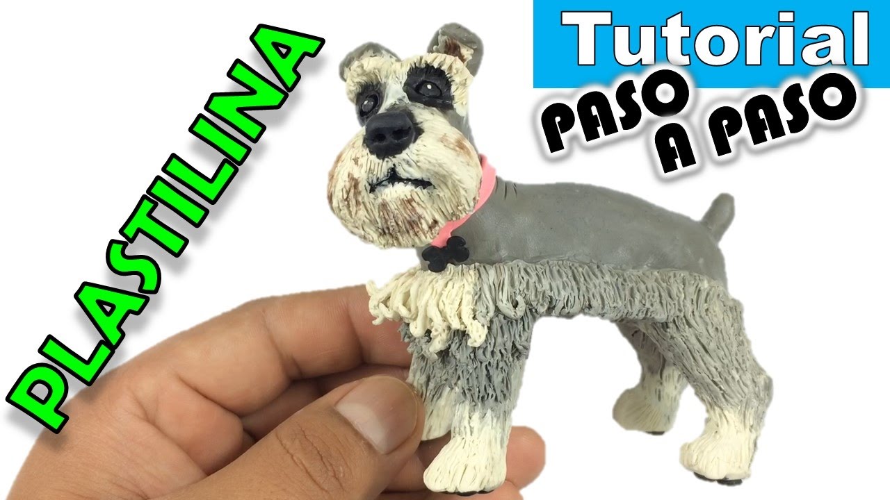 Schnauzer en porcelana fria