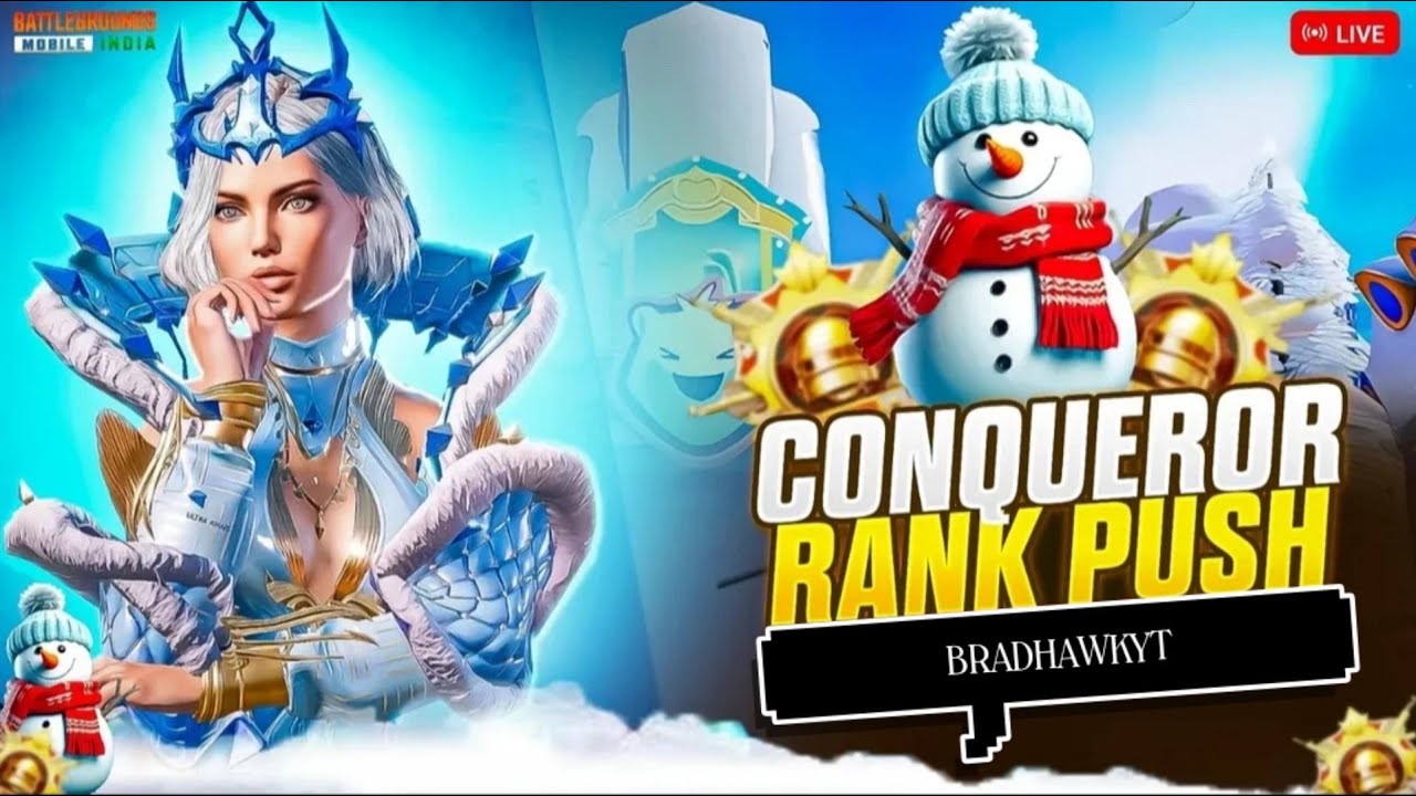 BGMI LIVE RANDOM @bradhawkyt RASH GAMEPLAY 