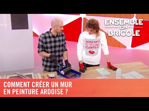 Comment créer un mur en peinture ardoise ? - Ensemble On Bricole