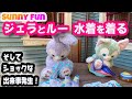 サニーファン ジェラとルー 水着を着る / そしてショックな出来事発生!