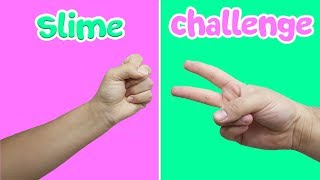 Taş Kağıt Makas Slime Challenge - Eğlenceli Video