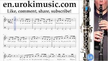 Clarinet lessons Sia - The Greatest Sheet Music Tutorial Part#2 um-352