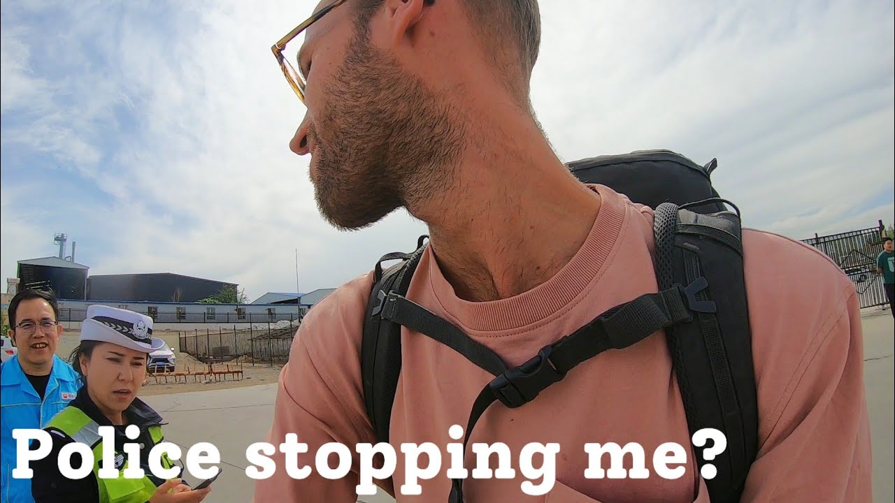 China Police Everywhere in Xinjiang while Hitchhiking - Menno Ros