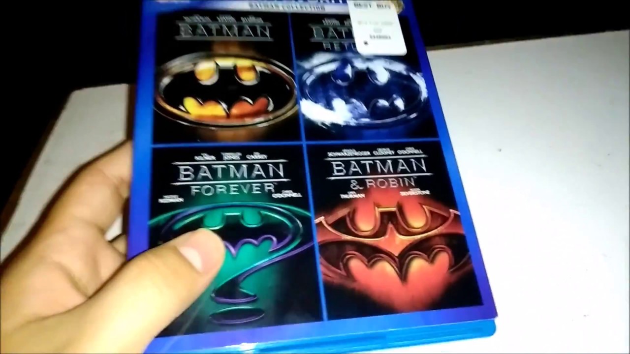 Batman 4 Film Favorites Collection Unboxing Blu Ray - YouTube