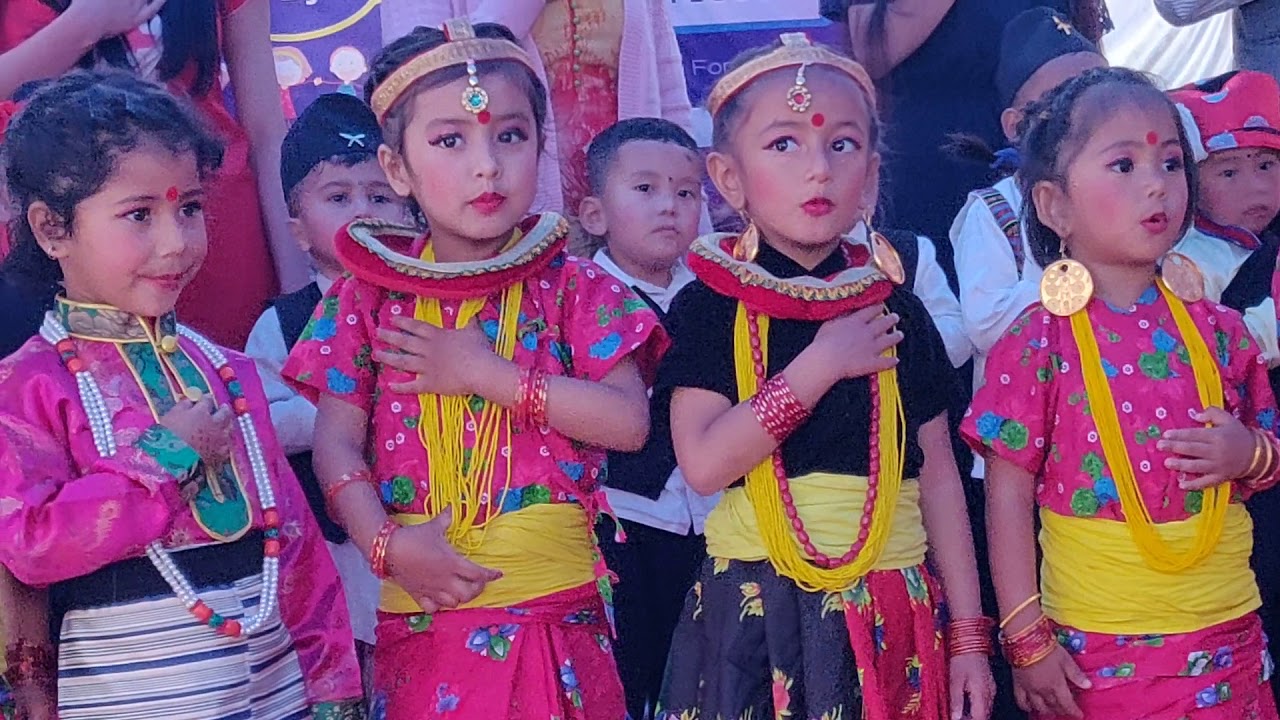 Sayaun Thunga Phool Ka   Nepal National Anthem  Kids Success Montessori