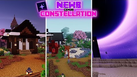 REVIEW DAN SHARE!!. SHADER MCPE 1.21[✧NEWB X CONSTELLATION GEMINI✧] AESTHETIC SHADER☆