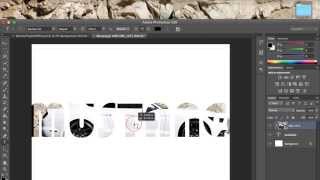 How To.. Put An Image In Text In 60 Seconds with Photoshop