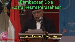 Pembacaan Do'a Dalam Acara Resmi Perusahaan