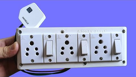 How to make 3 Switch 3 Socket Board Wiring | 3 Switch 3 Socket Connection