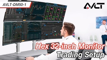 The Best Six 32-inch Monitor Trading Setup - Saving Space Boosting Productivity
