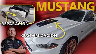 Como pintar Mustang, reparación daño, customisacion cofre by Restauraciones MS 162 views 8 months ago 6 minutes, 20 seconds