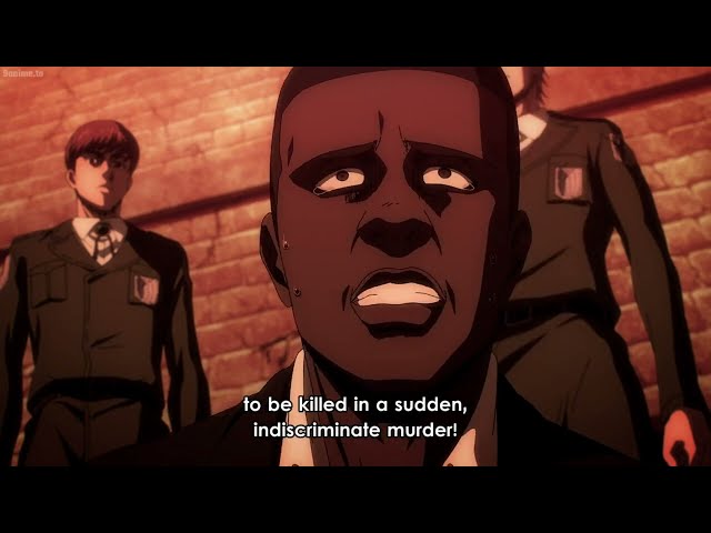 Floch being racist | Onyankopon cries at the Yeagerists's hypocrisy Eng sub class=