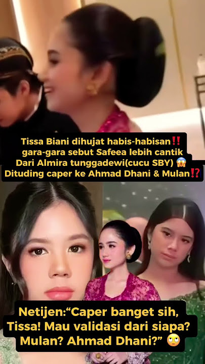 Ya Ampun tissa biani dihujat ‼️dianggap caper ke mulan dan ahmad dhani #shortvideo