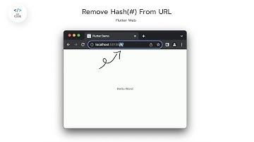 How To Remove Hash(#) From URL | Flutter Web